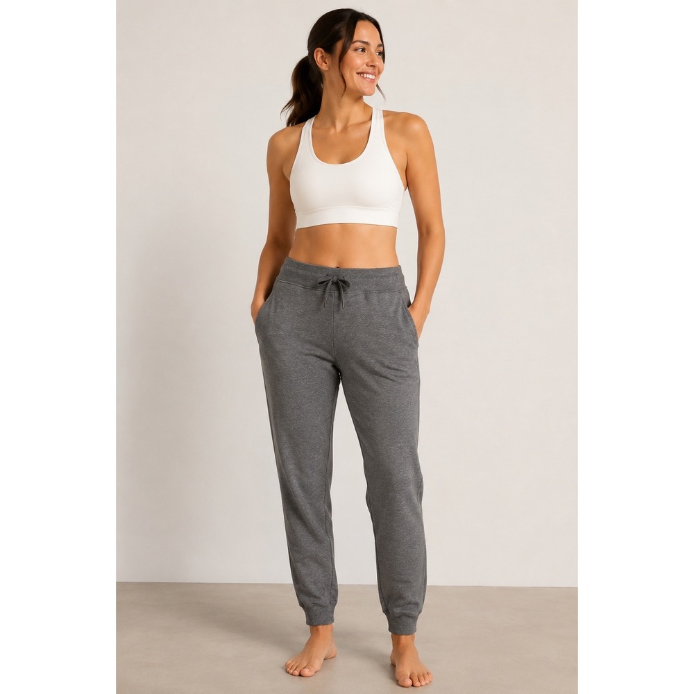Athleta Balance Jogger Gray Heather Tencel Blend Sweatpants Women Large gorpcore